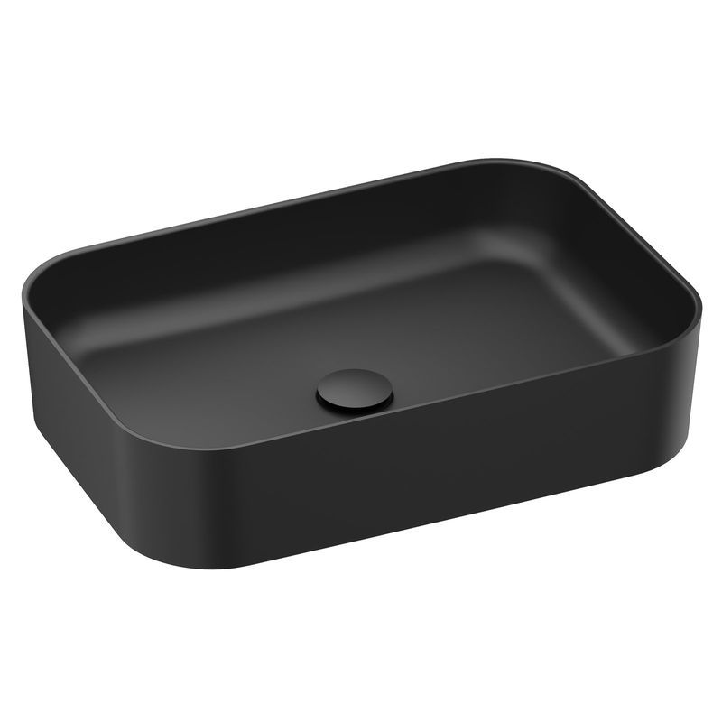 Раковина Ravak CERAMIC 550 R SLIM XJX0D155001 черный матовый