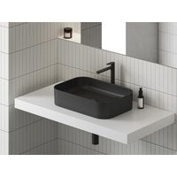 Раковина Ravak CERAMIC 550 R SLIM XJX0D155001 черный матовый — 2