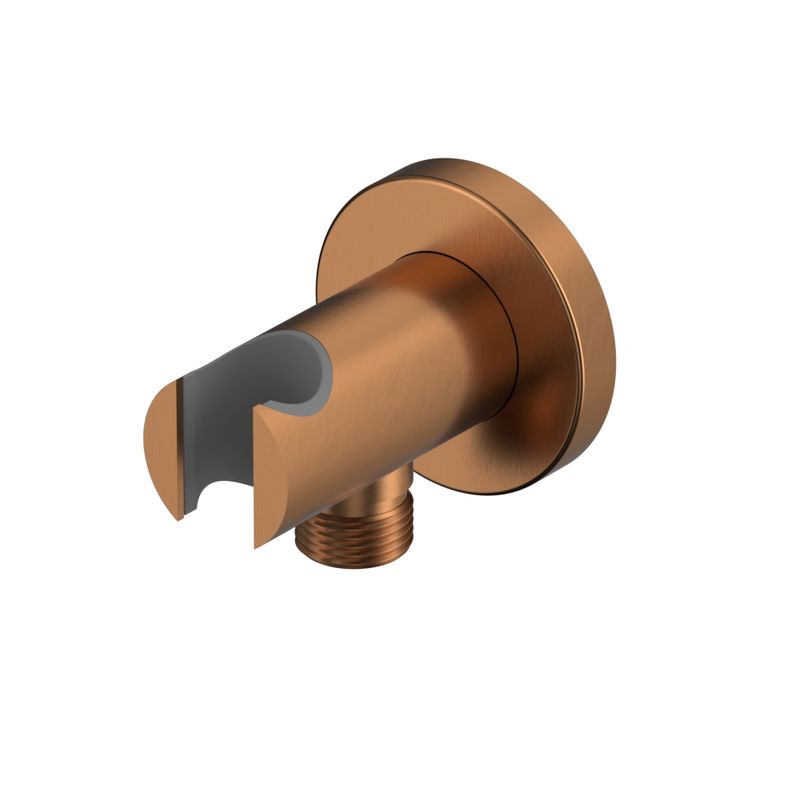 Шланговое подключение WHITECROSS Y1005CPB с держателем лейки (брашированная медь)