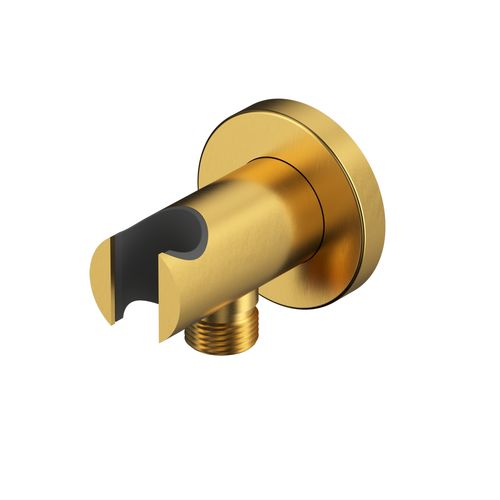 Шланговое подключение WHITECROSS Y1005GLB с держателем лейки (брашированное золото)