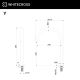 Излив отдельностоящий WHITECROSS Y1203CPB (брашированная медь)