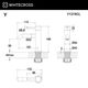 Смеситель для умывальника WHITECROSS Y Y1210GL (золото)