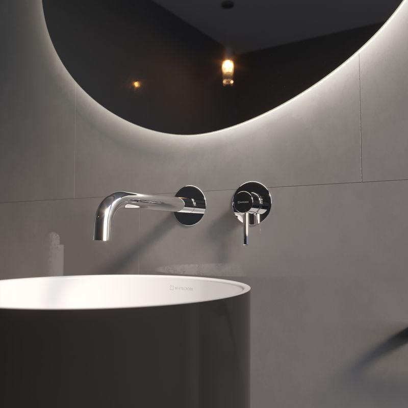 Смеситель скрытого монтажа для раковины WHITECROSS Y Y1215CR (хром)