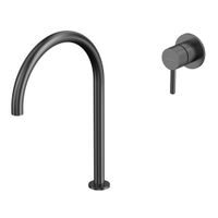 Смеситель скрытого монтажа для раковины WHITECROSS Y Y1219GM (оружейная сталь) — 1