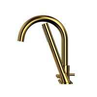 Смеситель для ванны WHITECROSS Y Y1232GL на 4 отверстия (золото) — 2