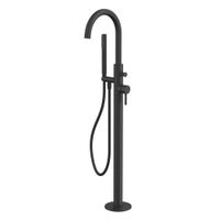 Смеситель для ванны WHITECROSS Y Y1233BL отдельностоящий (черный матовый) — 1