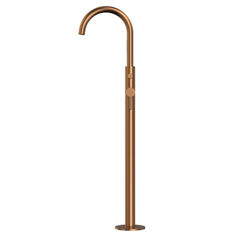 Смеситель для ванны WHITECROSS Y Y1233CPB отдельностоящий (брашированная медь)