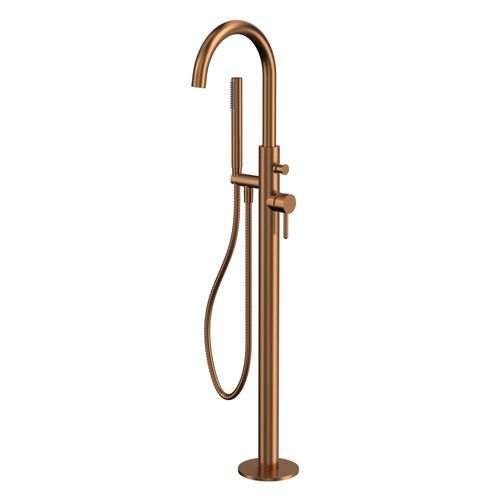 Смеситель для ванны WHITECROSS Y Y1233CPB отдельностоящий (брашированная медь)