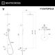 Термостатическая система для ванны наружного монтажа WHITECROSS Y Y1234TOPGLB (брашированное золото)