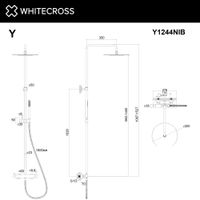 Душевая система WHITECROSS Y Y1244NIB (брашированный никель) — 3