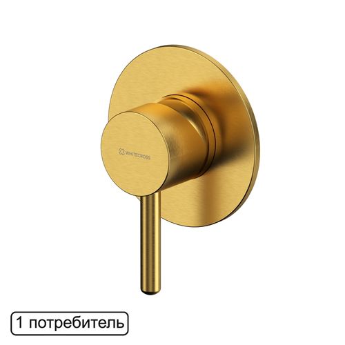 Смеситель скрытого монтажа для душа WHITECROSS Y Y1245GLB (брашированное золото)