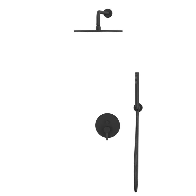 Система для душа скрытого монтажа WHITECROSS Y YSET04BL (черный мат)