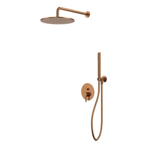 Система для душа скрытого монтажа WHITECROSS Y YSET04CPB (брашированная медь)