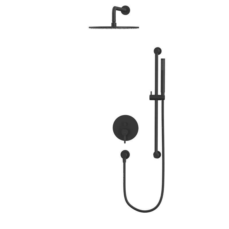 Система для душа скрытого монтажа WHITECROSS Y YSET05BL (черный мат)