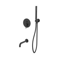 Душевая система скрытого монтажа WHITECROSS Y YSET06BL (черный мат) — 1