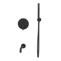 Душевая система скрытого монтажа WHITECROSS Y YSET06BL (черный мат) — 2