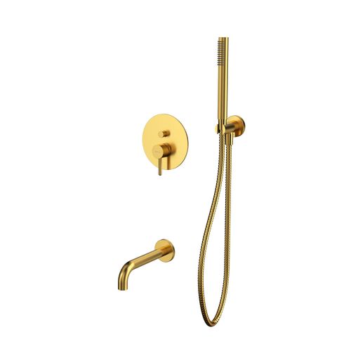 Душевая система скрытого монтажа WHITECROSS Y YSET06GLB (брашированное золото)