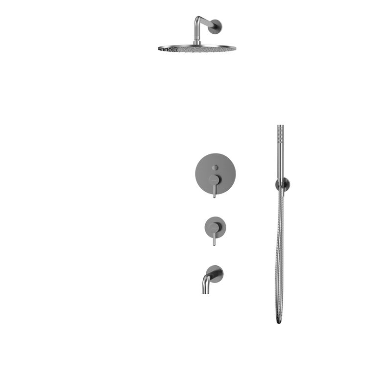 Душевая система скрытого монтажа WHITECROSS Y YSET07NIB (брашированный никель)