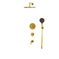 Душевая система скрытого монтажа WHITECROSS Y YSET07TOPGLB (брашированное золото) — 2