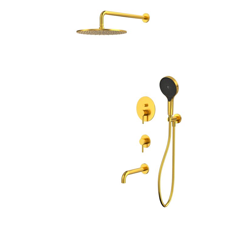 Душевая система скрытого монтажа WHITECROSS Y YSET07TOPGLB (брашированное золото)