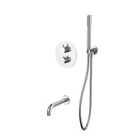 Душевой гарнитур скрытого монтажа WHITECROSS Y YSET10NIB (брашированный никель) термостатический — 1