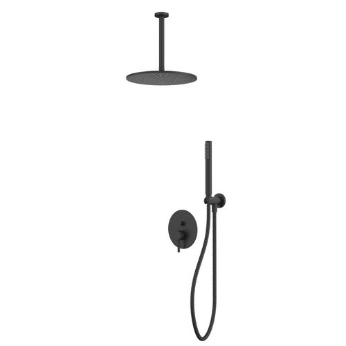 Душевая система скрытого монтажа WHITECROSS Y YSET12BL (черный мат)