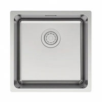 Кухонная мойка из нержавеющей стали Paulmark Yuni 44 Uni YU44-BS брашированная нержавеющая сталь 440х440 мм — 1