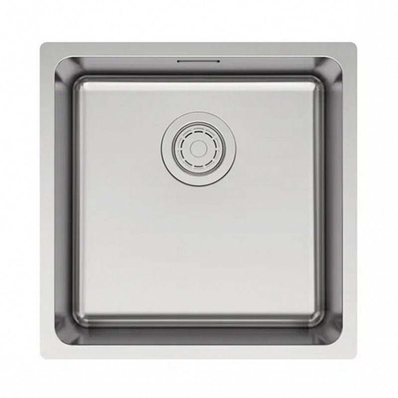 Кухонная мойка из нержавеющей стали Paulmark Yuni 44 Uni YU44-BS брашированная нержавеющая сталь 440х440 мм