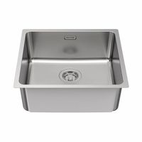 Кухонная мойка из нержавеющей стали Paulmark Yuni 49 Uni YU49-BS брашированная нержавеющая сталь 490х440 мм — 2