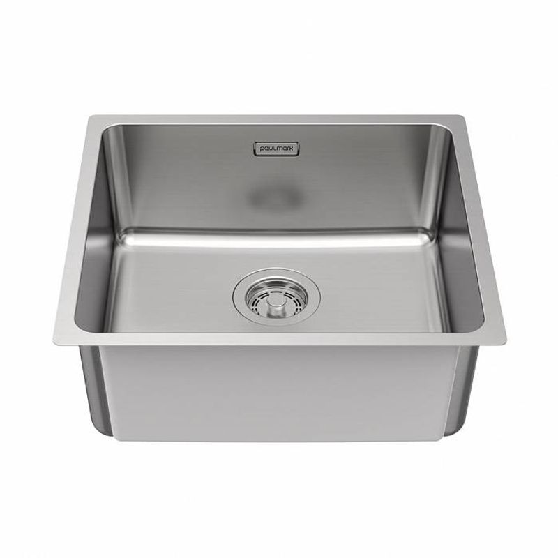 Кухонная мойка из нержавеющей стали Paulmark Yuni 49 Uni YU49-BS брашированная нержавеющая сталь 490х440 мм
