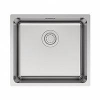 Кухонная мойка из нержавеющей стали Paulmark Yuni 49 Uni YU49-BS брашированная нержавеющая сталь 490х440 мм — 1