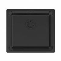Кухонная мойка из нержавеющей стали Paulmark Yuni 49 Uni YU49-MBN матовый черный 490х440 мм — 1