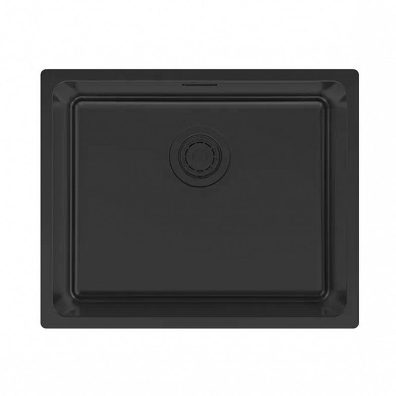 Кухонная мойка из нержавеющей стали Paulmark Yuni 54 Uni YU54-MBN матовый черный Nano-Pvd 540х440 мм