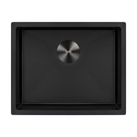 Кухонная мойка из нержавеющей стали ZorG ZRN 4555 PREMIUM PVD Gunblack — 2