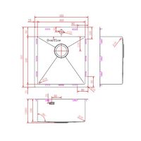 Кухонная мойка из нержавеющей стали ZorG ZRN 5045 PREMIUM — 4