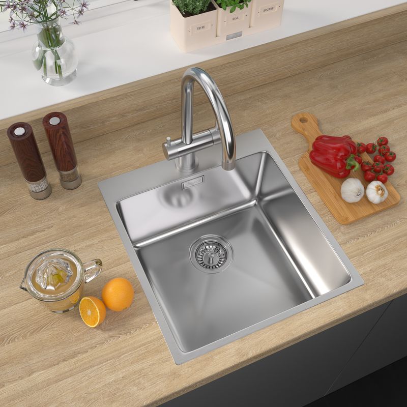 Кухонная мойка из нержавеющей стали ZorG ZRN 5045 PREMIUM