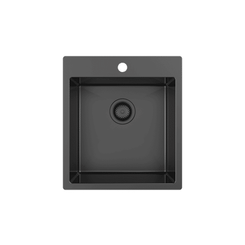 Кухонная мойка из нержавеющей стали ZorG ZRN 5045 PREMIUM PVD Gunblack