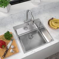 Кухонная мойка из нержавеющей стали ZorG ZRN 5050 PREMIUM — 3