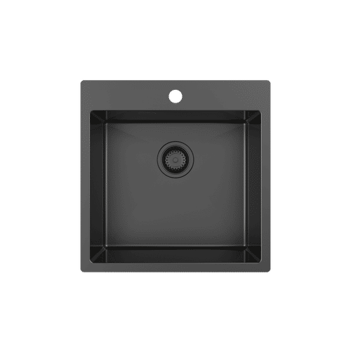 Кухонная мойка из нержавеющей стали ZorG ZRN 5050 PREMIUM PVD Gunblack
