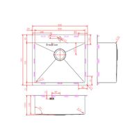 Кухонная мойка из нержавеющей стали ZorG ZRN 5055 PREMIUM — 2