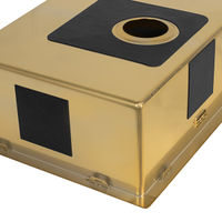 Кухонная мойка из нержавеющей стали ZorG ZRN 5055 PREMIUM PVD Gold — 3