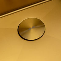 Кухонная мойка из нержавеющей стали ZorG ZRN 5055 PREMIUM PVD Gold — 5