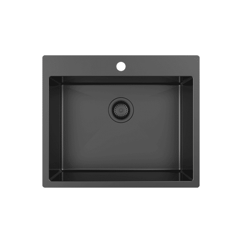 Кухонная мойка из нержавеющей стали ZorG ZRN 5060 PREMIUM PVD Gunblack