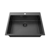 Кухонная мойка из нержавеющей стали ZorG ZRN 5065 PREMIUM PVD Gunblack — 2