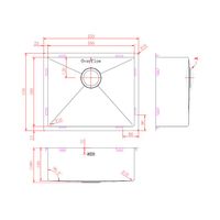 Кухонная мойка из нержавеющей стали ZorG ZRN 5545 PREMIUM — 3