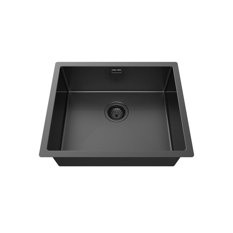 Кухонная мойка из нержавеющей стали ZorG ZRN 5545 PREMIUM PVD Gunblack