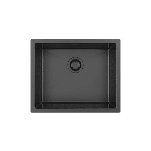 Кухонная мойка из нержавеющей стали ZorG ZRN 5545 PREMIUM PVD Gunblack