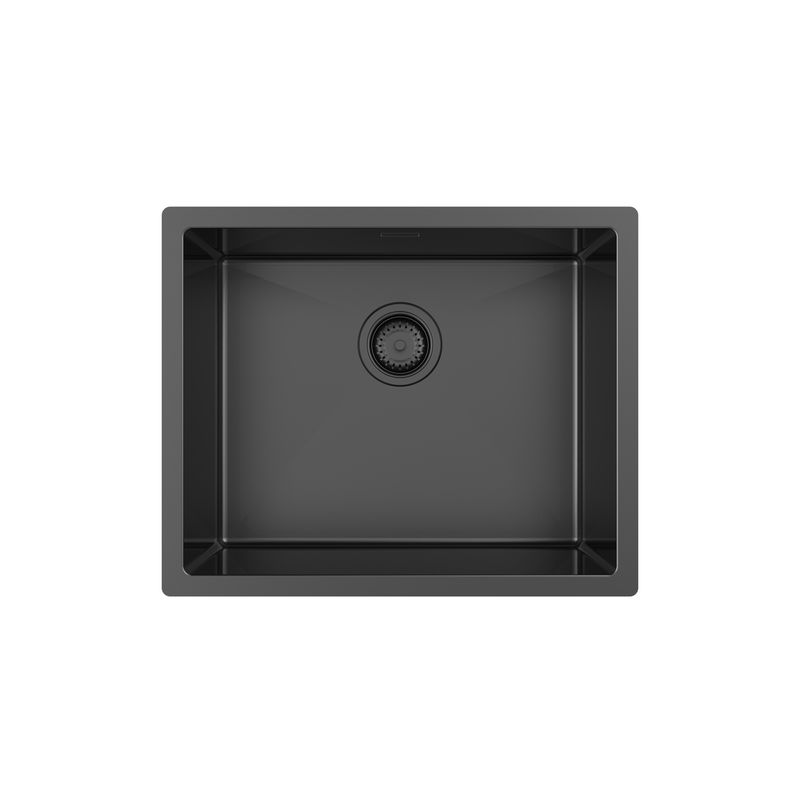 Кухонная мойка из нержавеющей стали ZorG ZRN 5545 PREMIUM PVD Gunblack