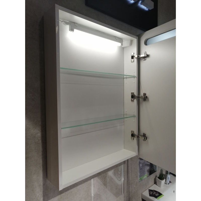 Шкаф с зеркалом для ванной Roca Victoria Nord 600 мм / ZRU9000030 правый