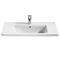 Тумба с раковиной Roca The Gap Original 80 см ZRU9302732 + 327470000 белый матовый — 2